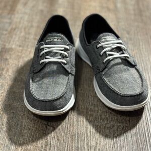 Skechers Women's Charcoal Slip-On Loafers